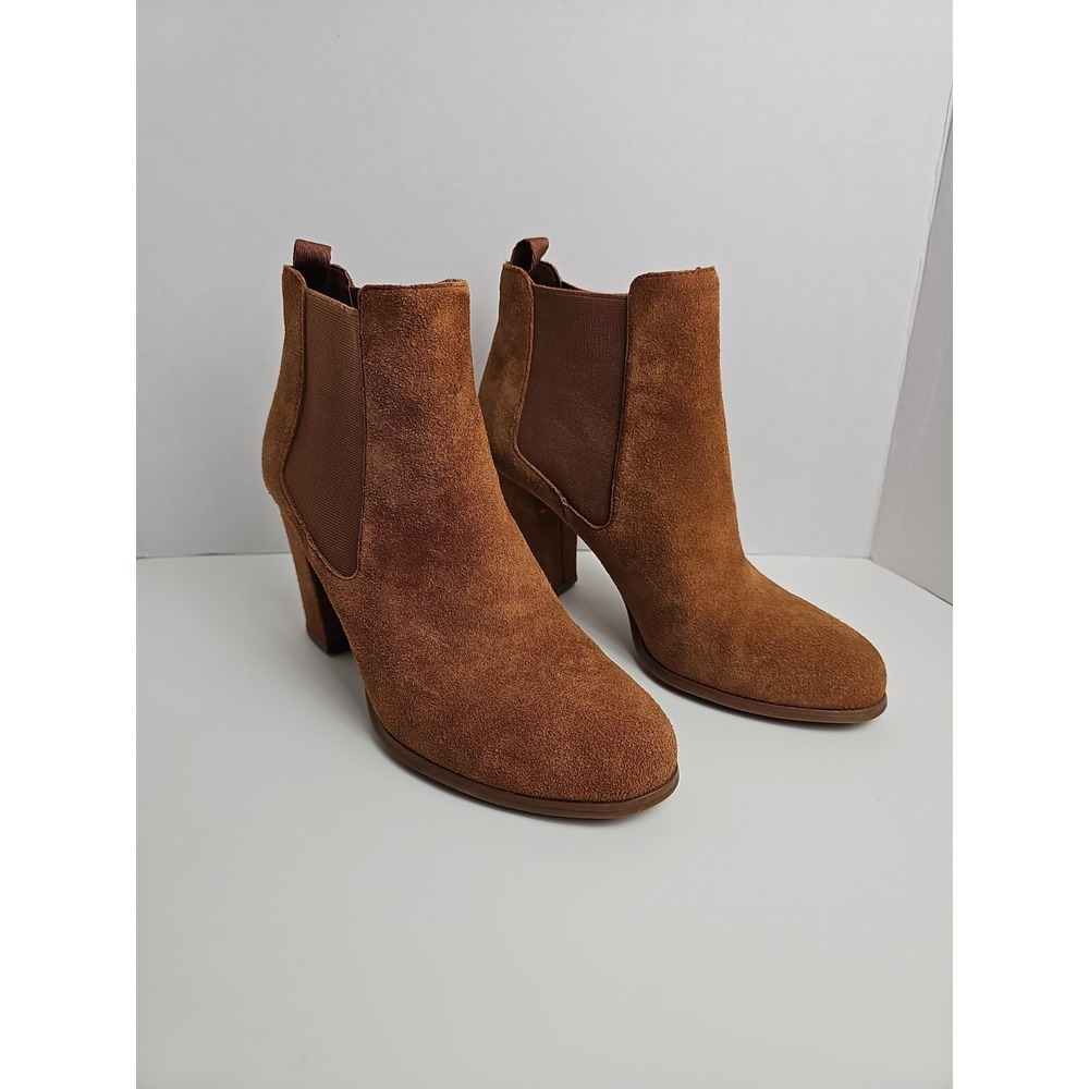 Michael Kors Lottie Bootie Luggage High Heel Boot Size‎ 8 M
